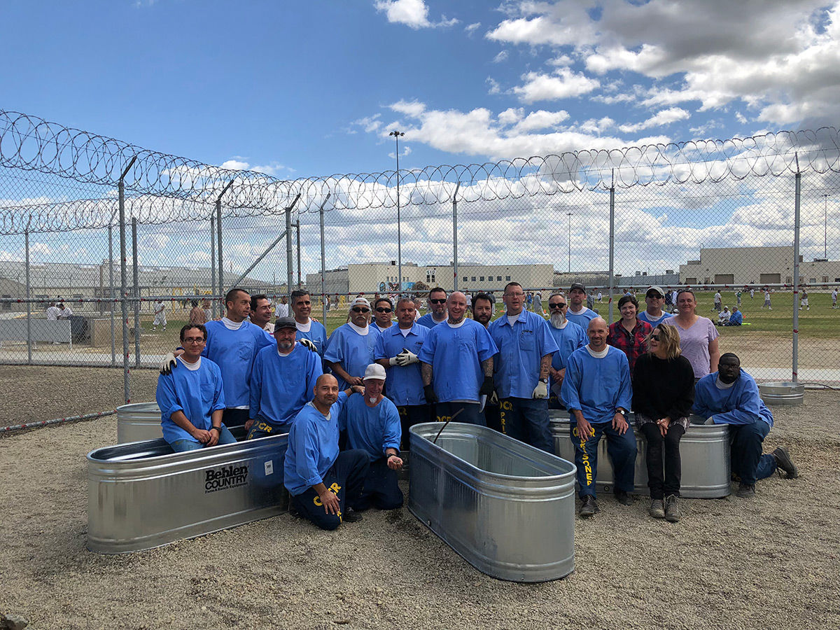 Avenal State Prison garden